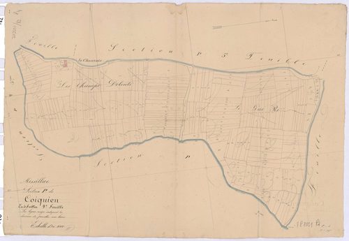 Missillac - Section P4 Coiquien (section de) ; 727-945