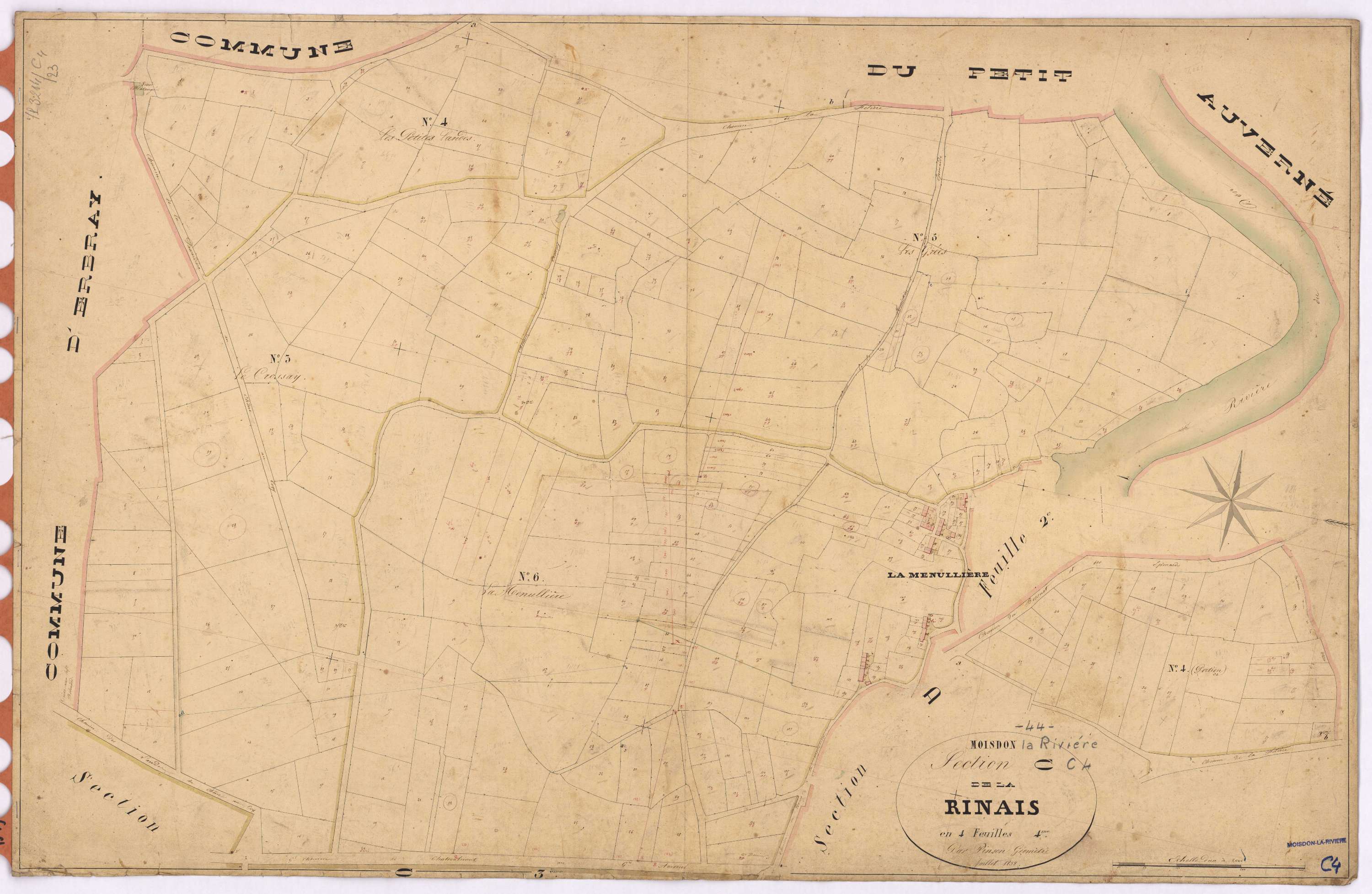 Moisdon-la-Rivière - Section C4 Rinais (section de La)