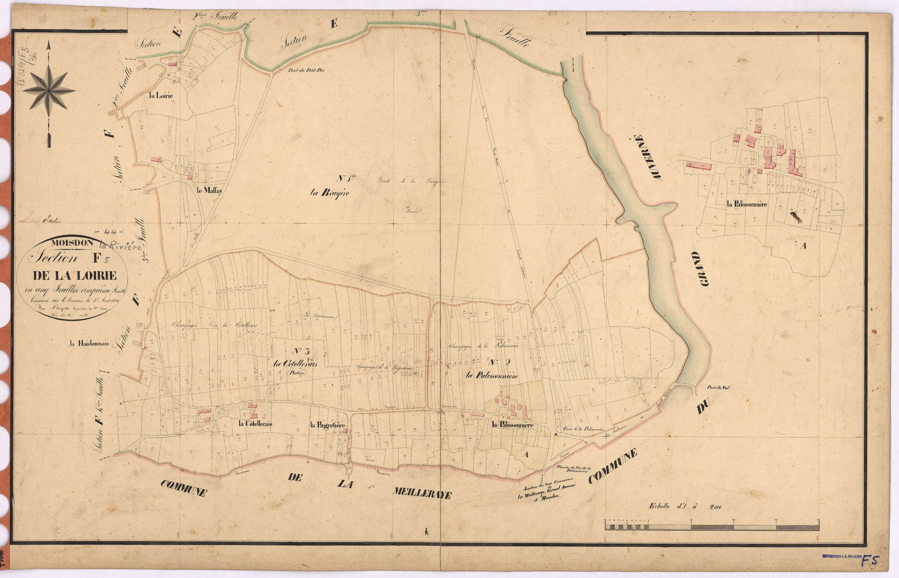 Moisdon-la-Rivière - Section F5 Loirie (section de La)