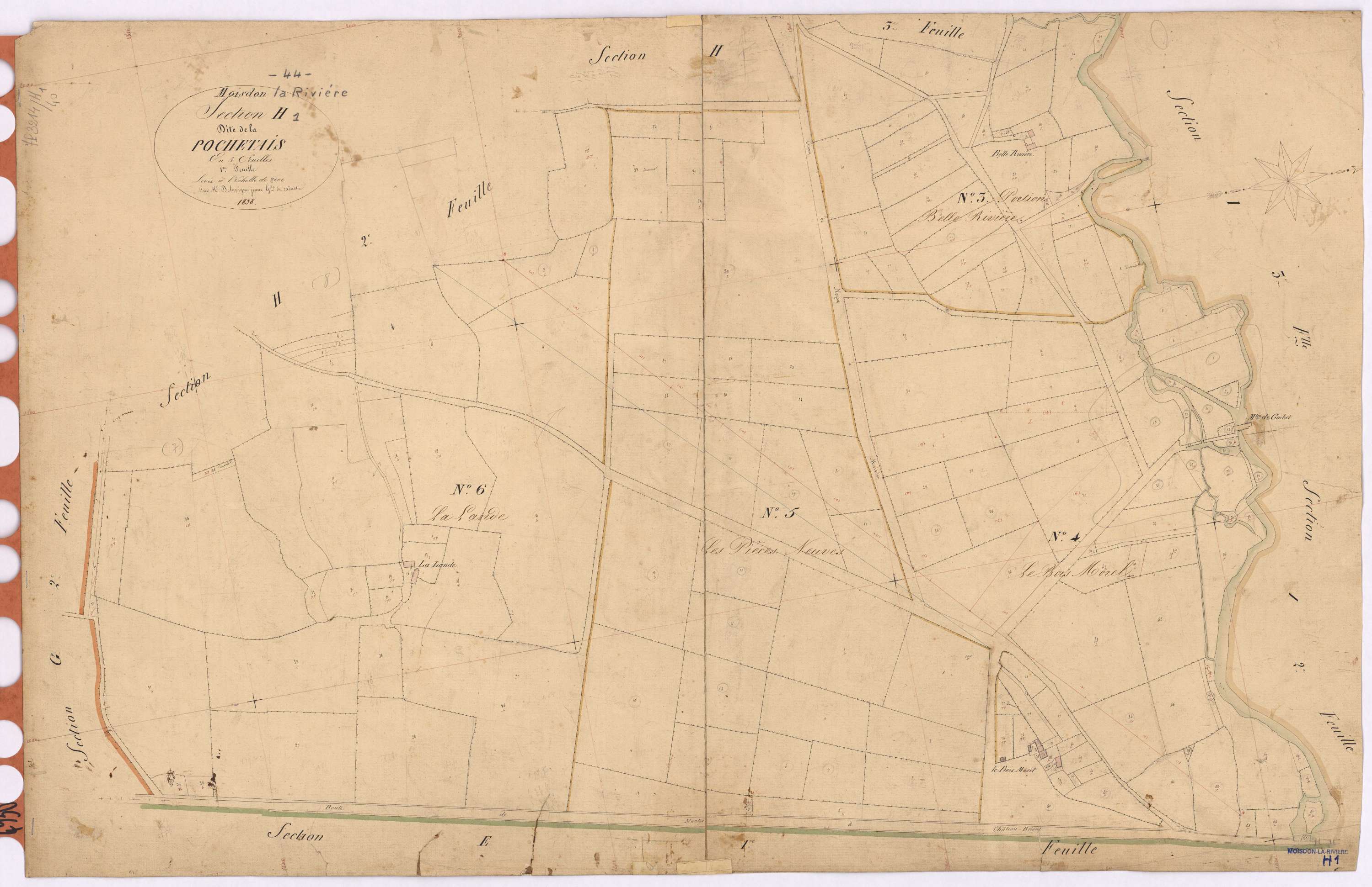 Moisdon-la-Rivière - Section H1 Pochetais (section de La)