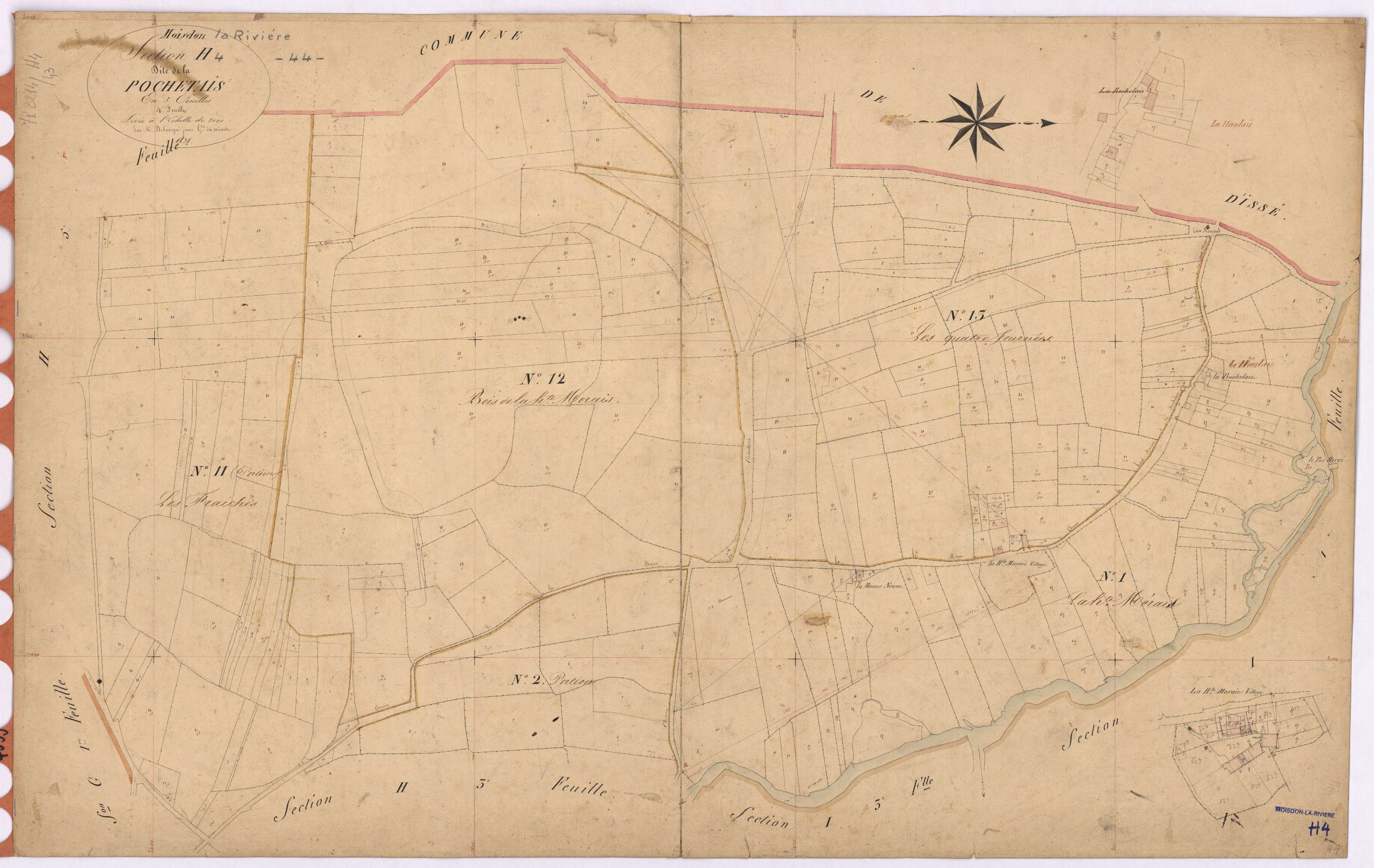 Moisdon-la-Rivière - Section H4 Pochetais (section de La)
