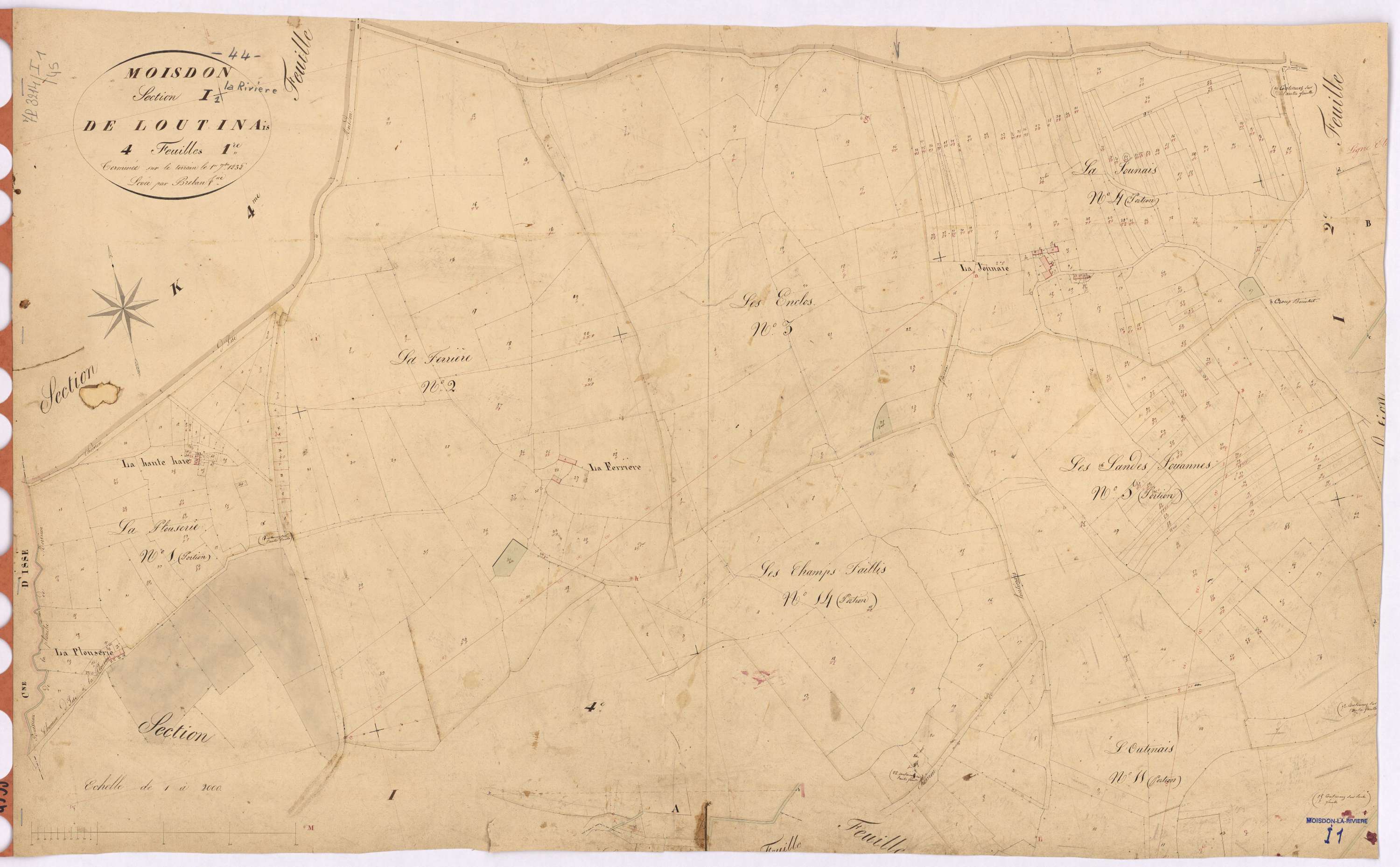 Moisdon-la-Rivière - Section I1 Loutinais (section de)