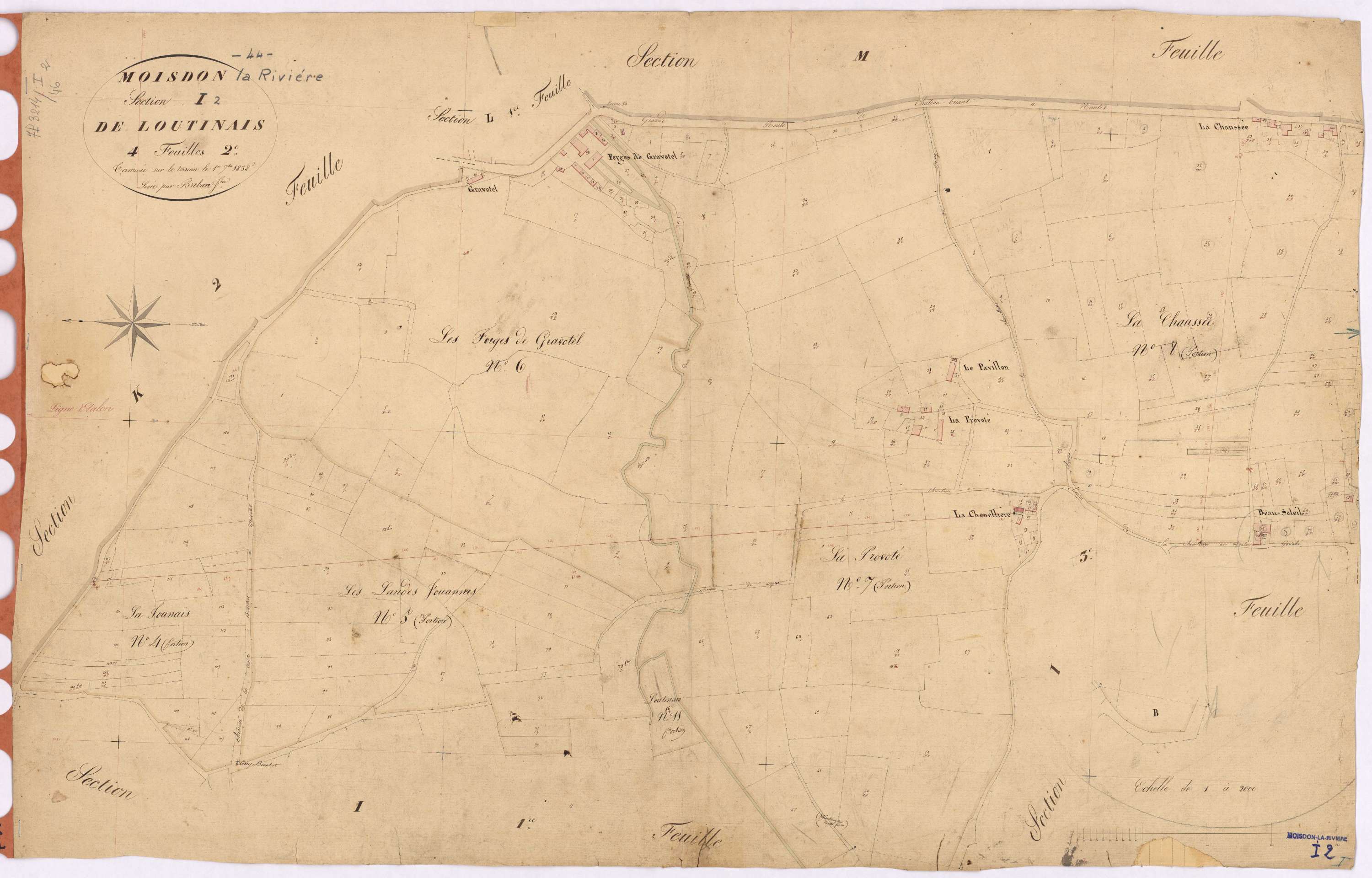Moisdon-la-Rivière - Section I2 Loutinais (section de)