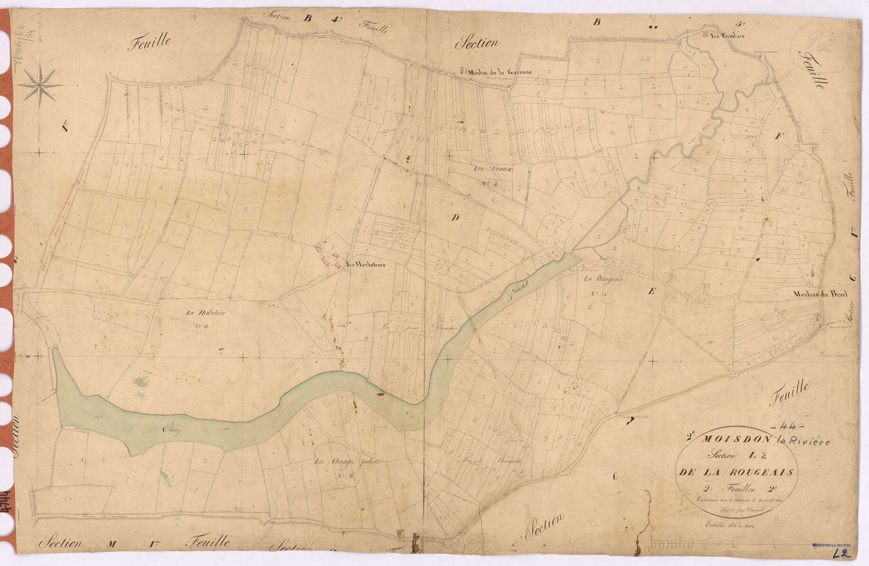 Moisdon-la-Rivière - Section L2 Rougeais (section de La)