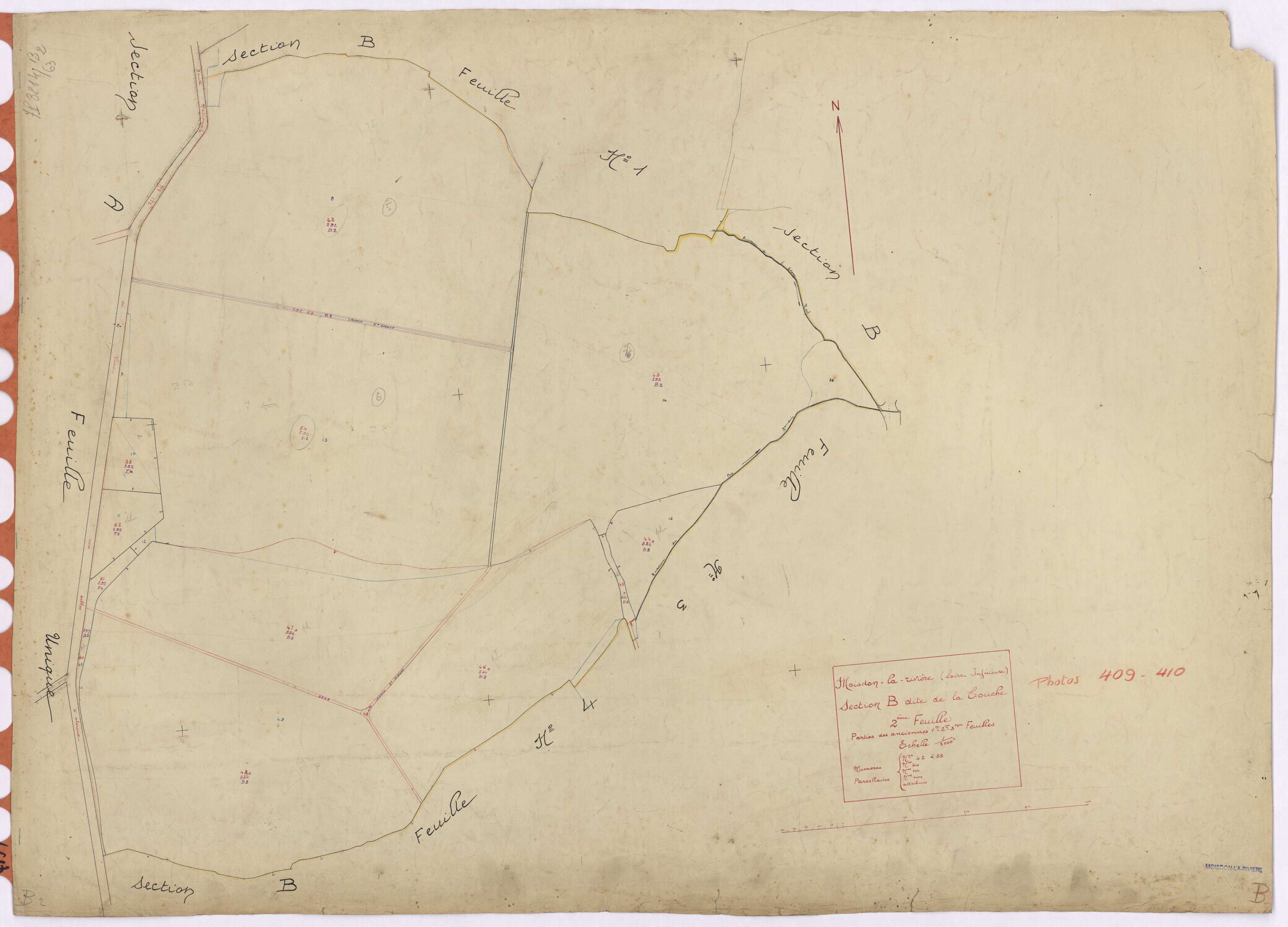Moisdon-la-Rivière - Section B2 Touche (section de La) ; 42-55
