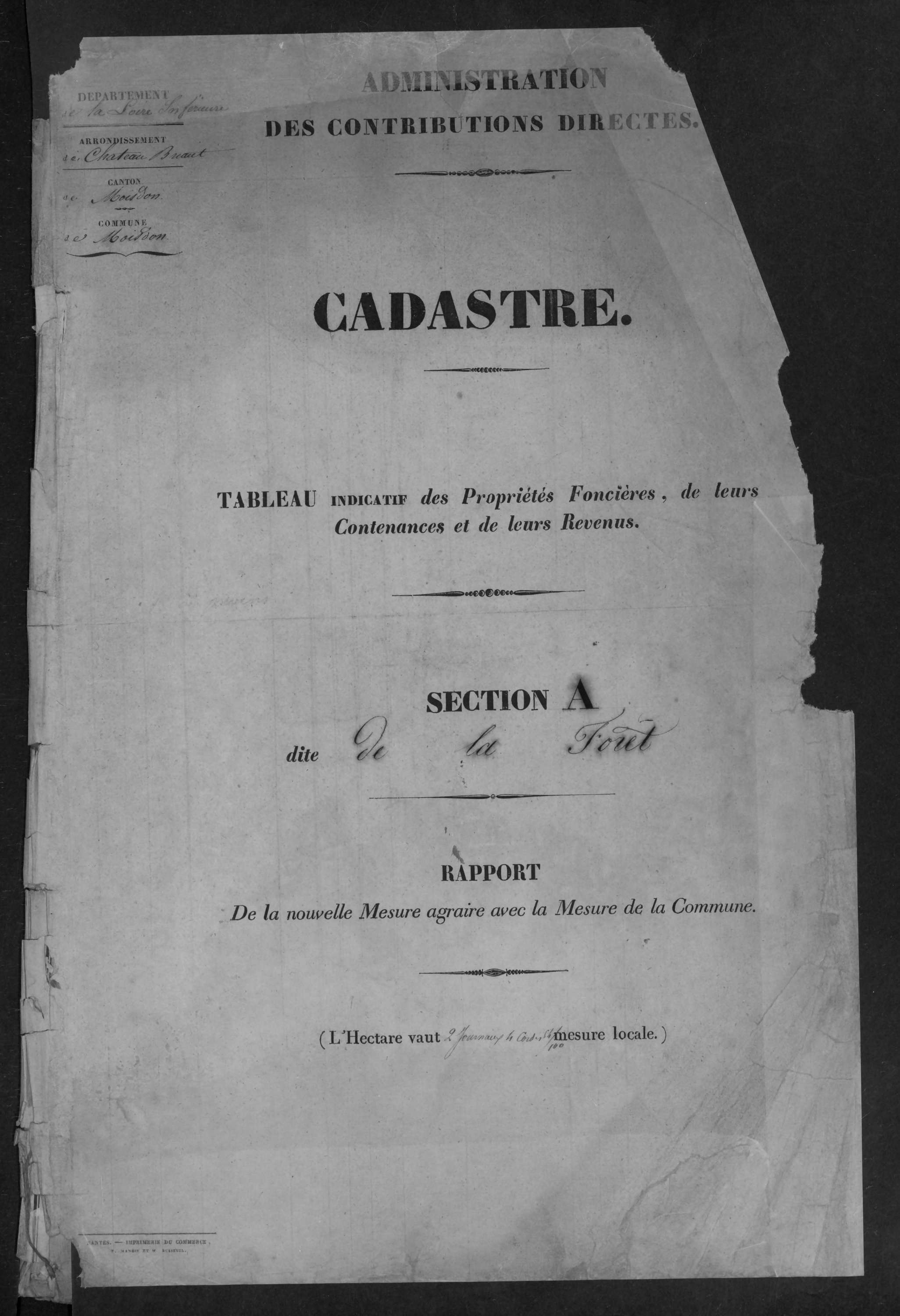 Moisdon-la-Rivière - A à M.