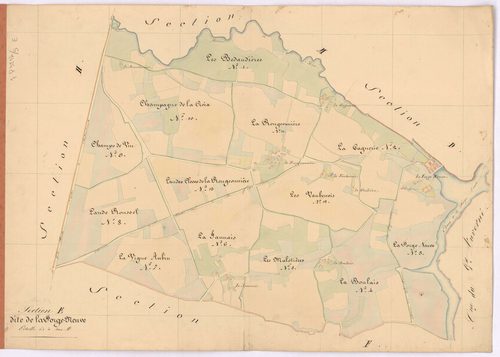 Moisdon-la-Rivière - Section E Forge-Neuve (section de La)