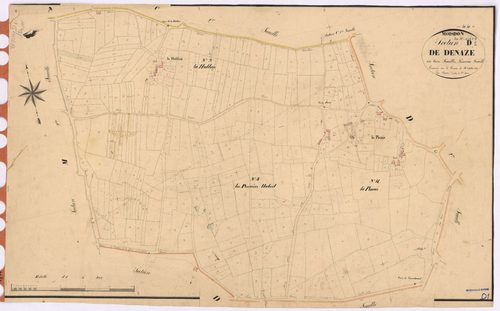 Moisdon-la-Rivière - Section D1 Denazé (section de)