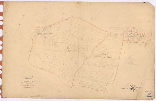 Moisdon-la-Rivière - Section D3 (développement) Denazé (section de) ; développement du village du Grand Denazé et de diverses parcelles
