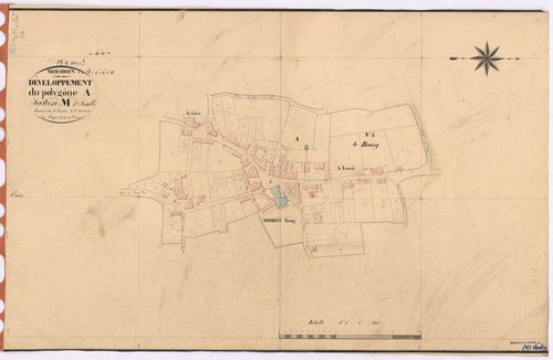 Moisdon-la-Rivière - Section M1 (développement) Bourg (section du) ; développement du Bourg