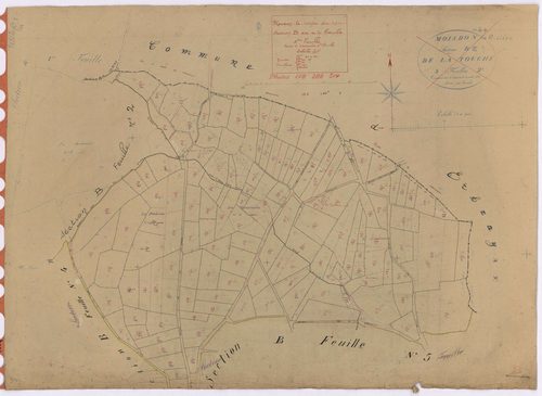 Moisdon-la-Rivière - Section B3 Touche (section de La) ; 56-190