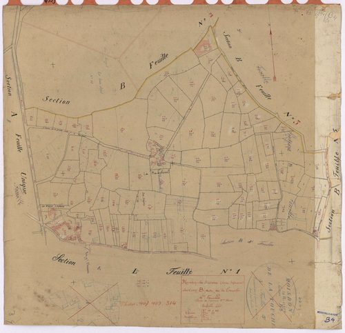Moisdon-la-Rivière - Section B4 Touche (section de La) ; 191-367
