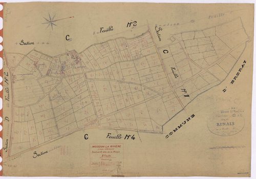 Moisdon-la-Rivière - Section C3 Rinais (section de La) ; 329-472