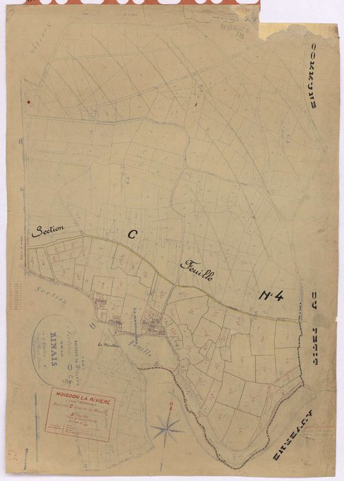 Moisdon-la-Rivière - Section C5 Rinais (section de La) ; 650-783