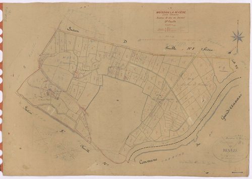 Moisdon-la-Rivière - Section D3 Denazé (section de) ; 357-619