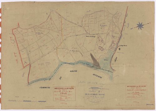 Moisdon-la-Rivière - Section E3 E4 Forge Neuve (section de La) ; 489-630 ; 631-754