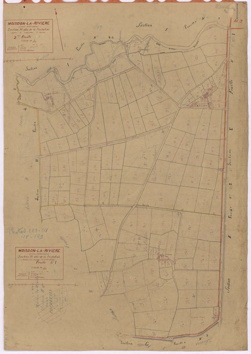 Moisdon-la-Rivière - Section H1 H2 Pochetais (section de La) ; 1-138 ; 139-251