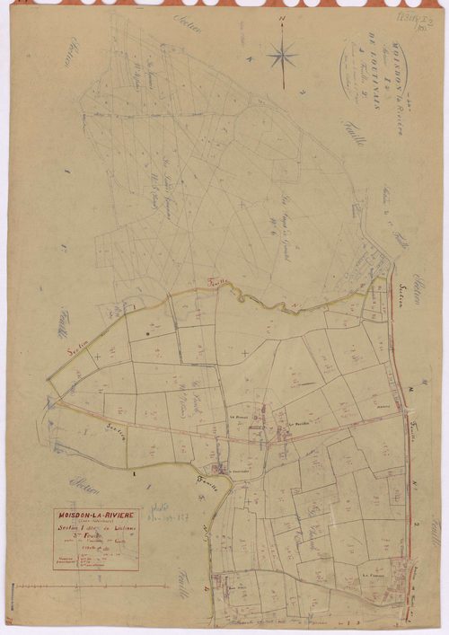 Moisdon-la-Rivière - Section I3 Loutinais (section de) ; 293-379