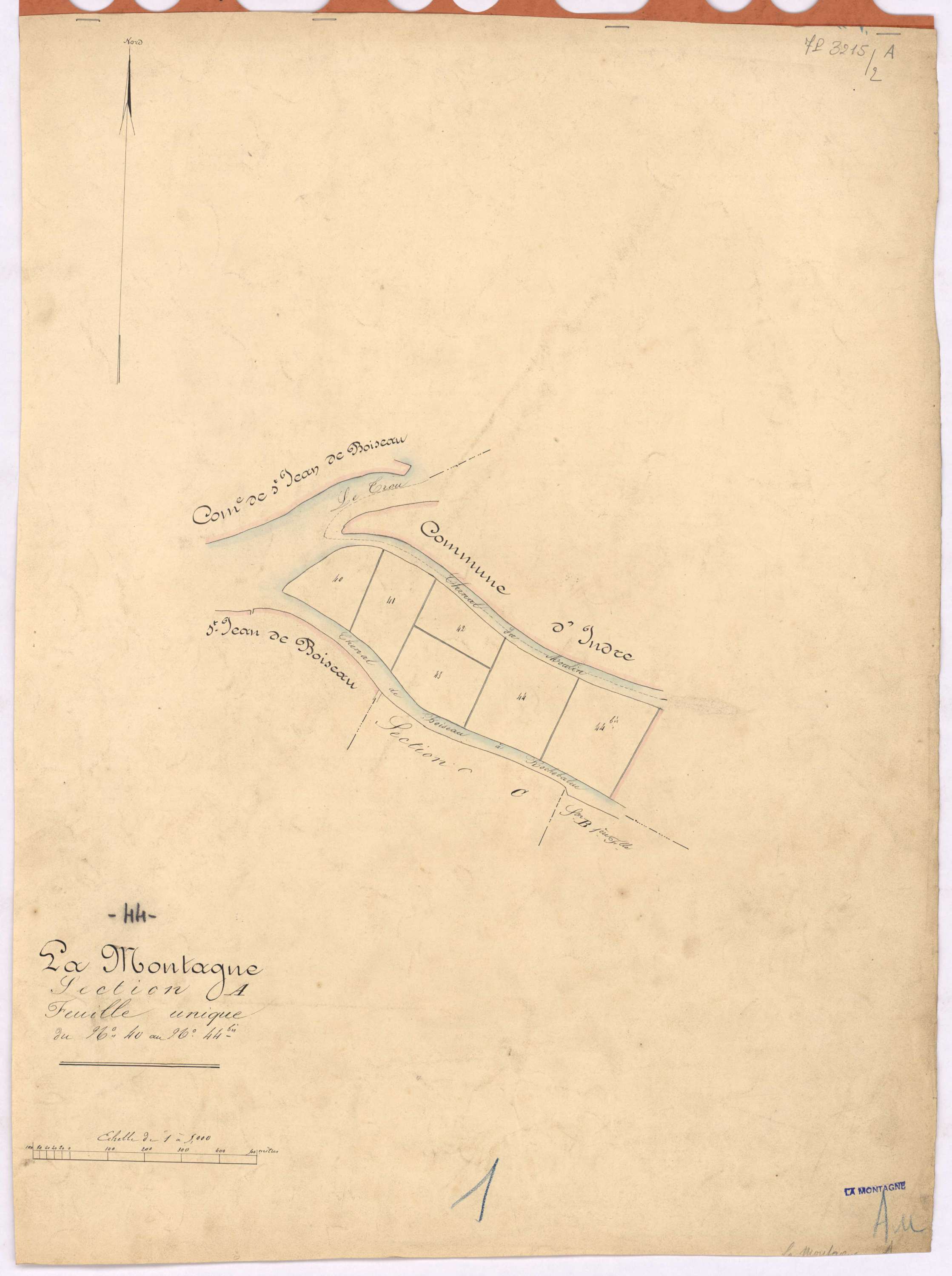 La Montagne - Section A 40-44bis