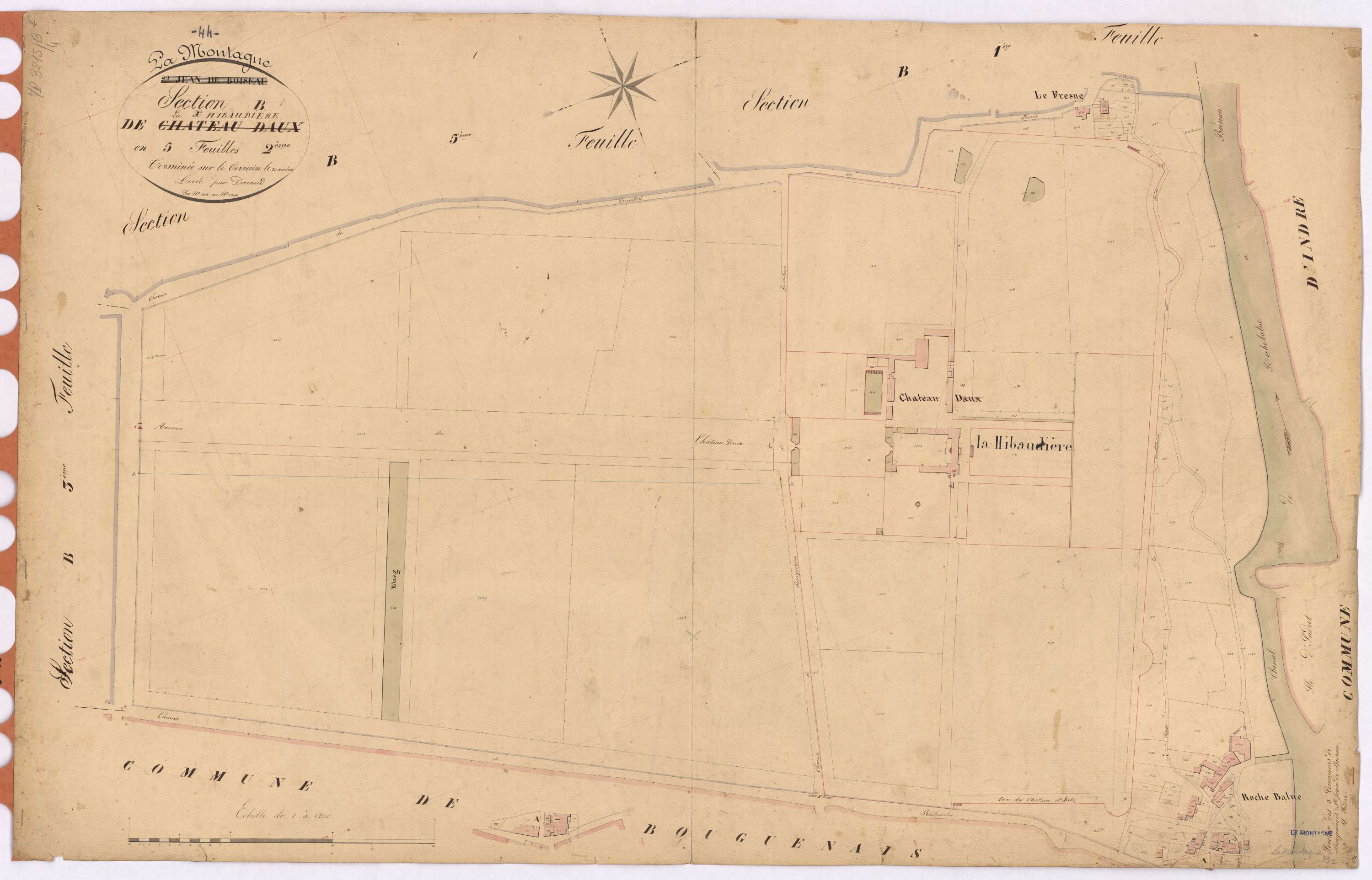 La Montagne - Section B2 Hibaudière (section de La) ; 1112-1236