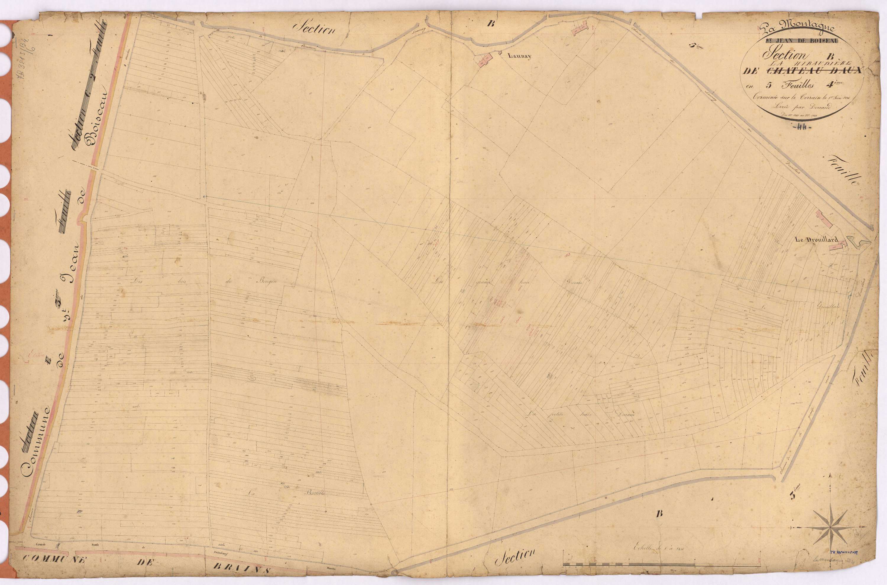 La Montagne - Section B4 Hibaudière (section de La) ; 1253-1748