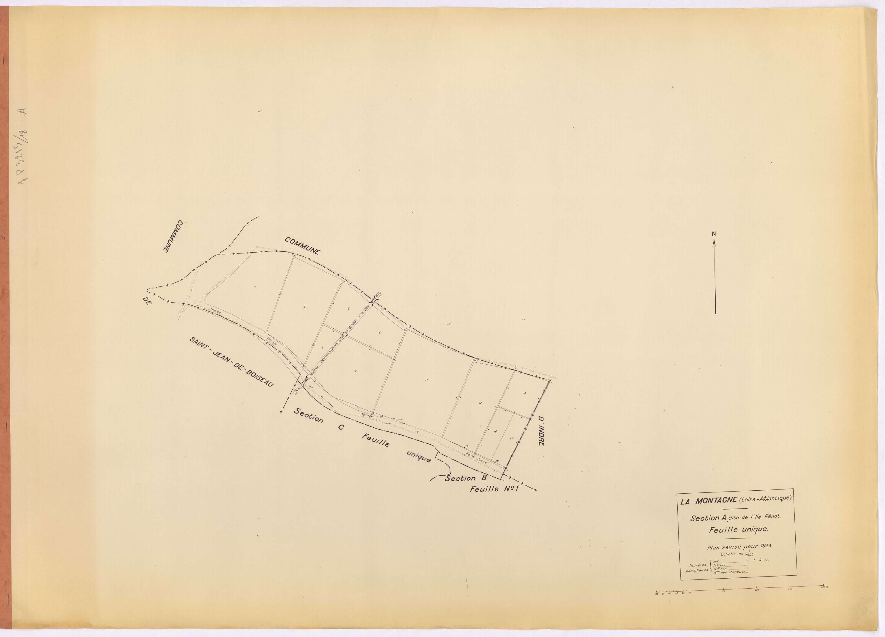 La Montagne - Section A Ile Pénot (section de l') ; 1-17