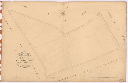 La Montagne - Section B3 Hibaudière (section de La) ; 1237-1252