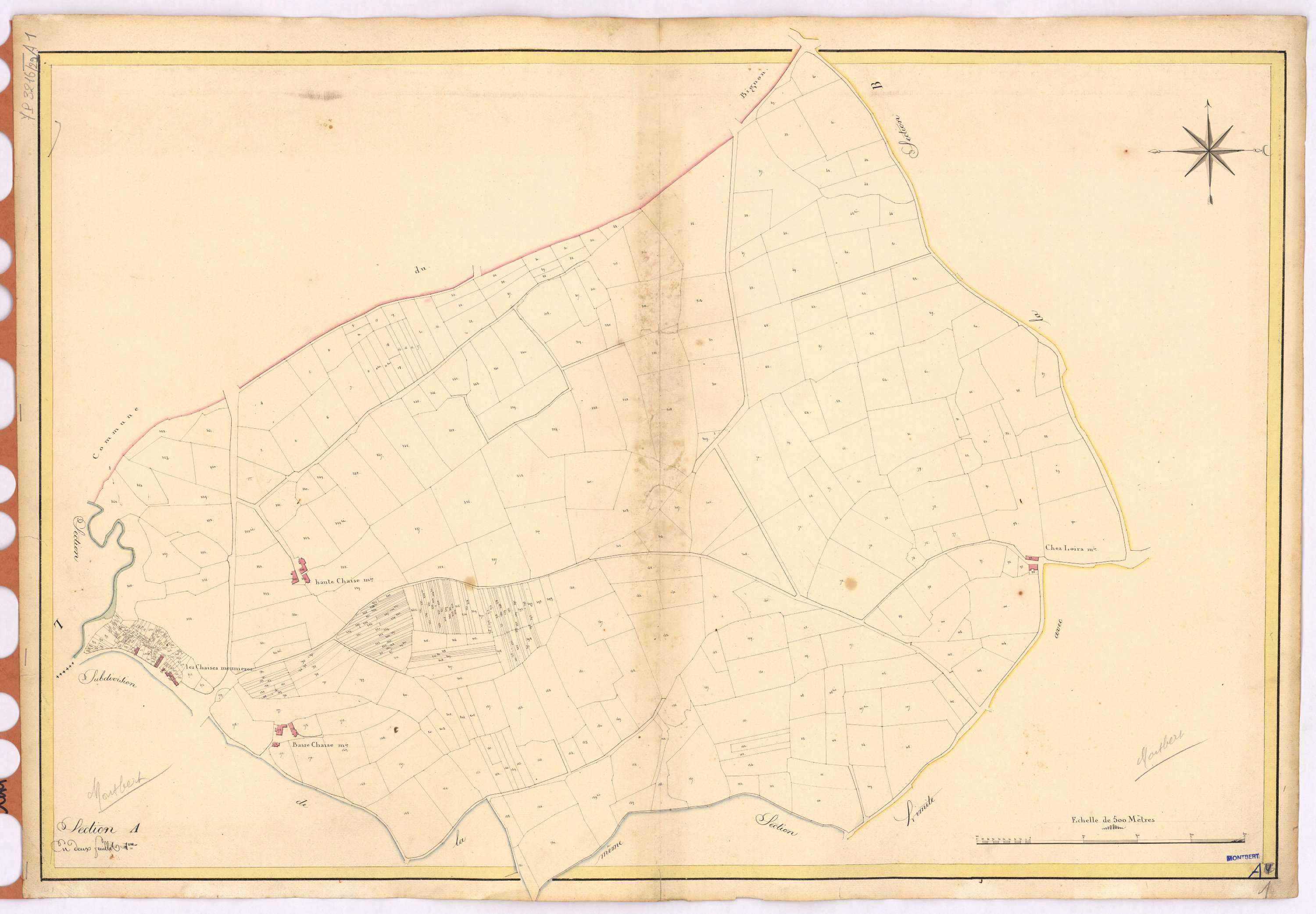Montbert - Section A1 Château (section du)