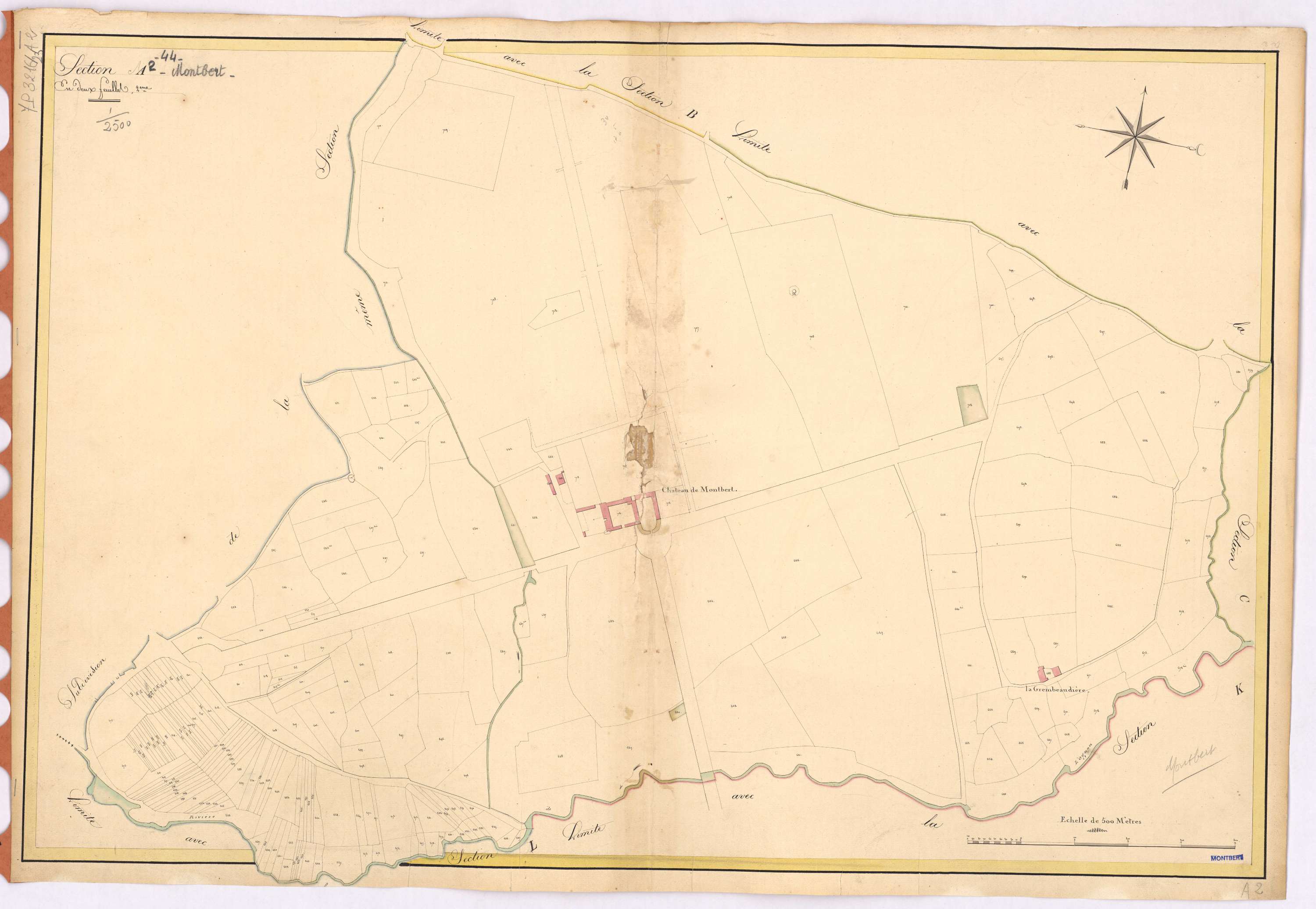 Montbert - Section A2 Château (section du)