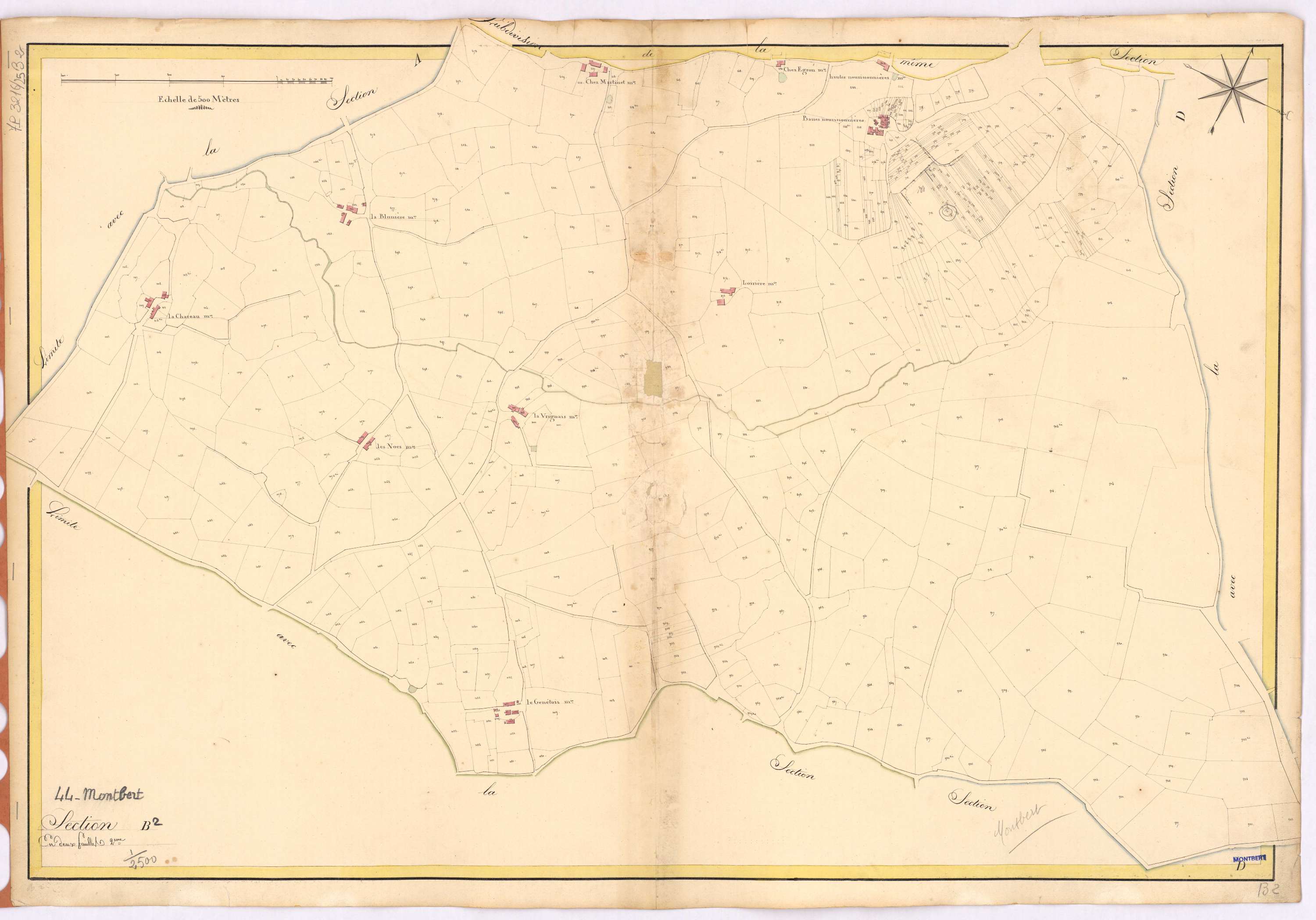 Montbert - Section B2 Ridellières (section des)