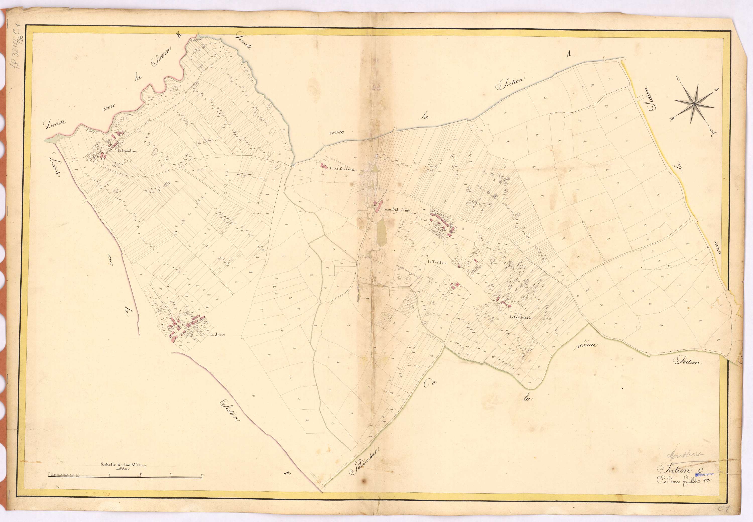 Montbert - Section C1 Teillais (section des)