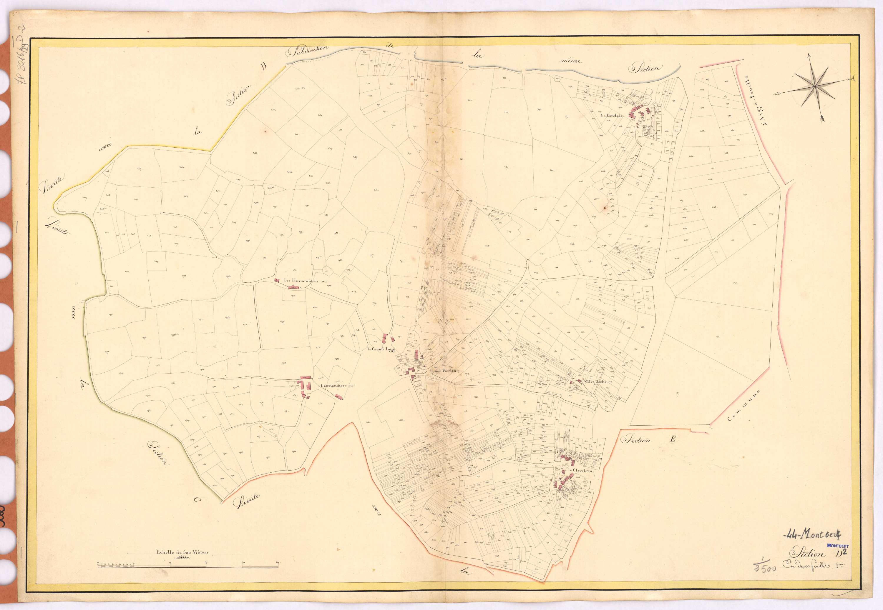 Montbert - Section D2 Hautes Granges (section des)