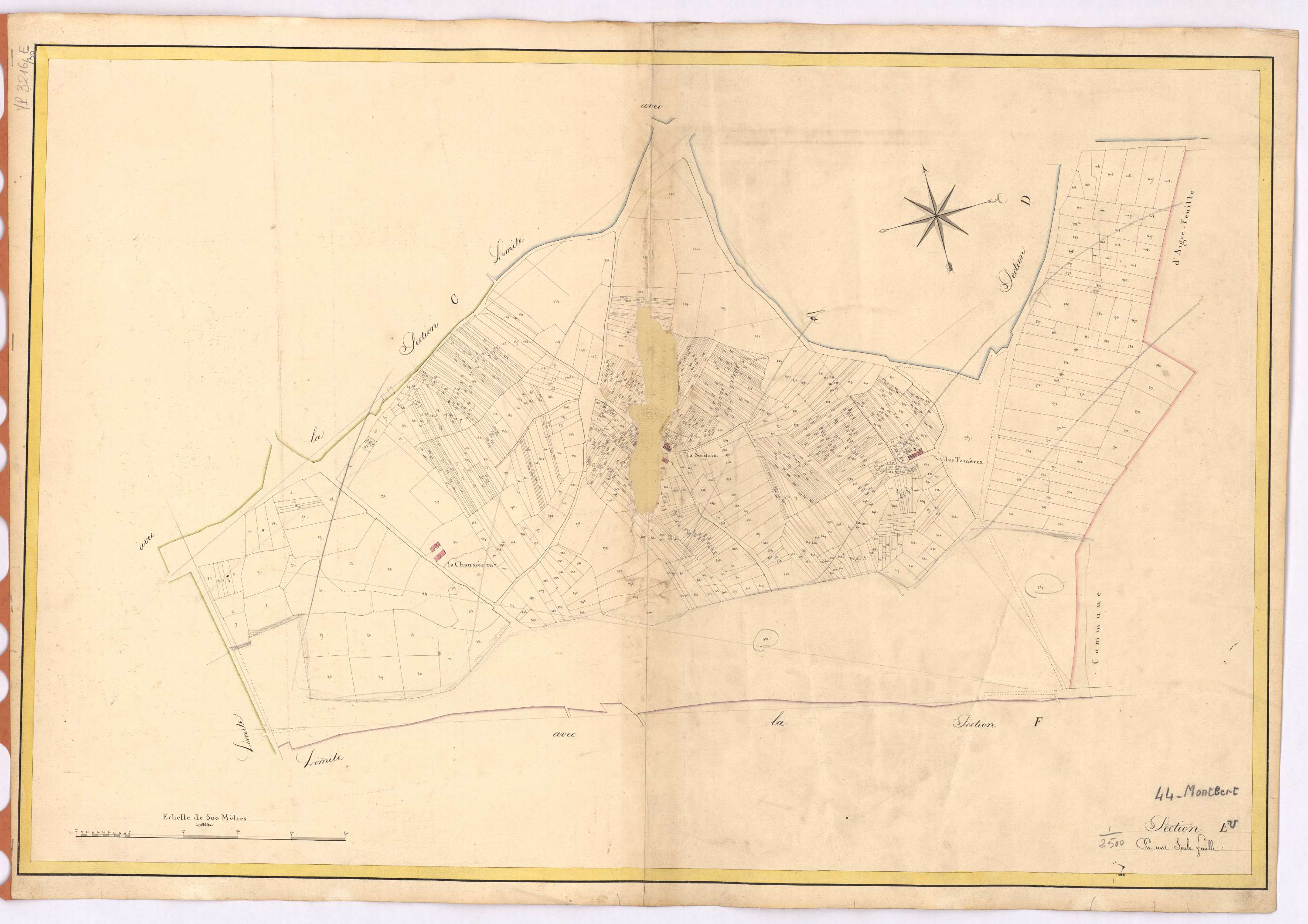Montbert - Section E Sordais (section de La)