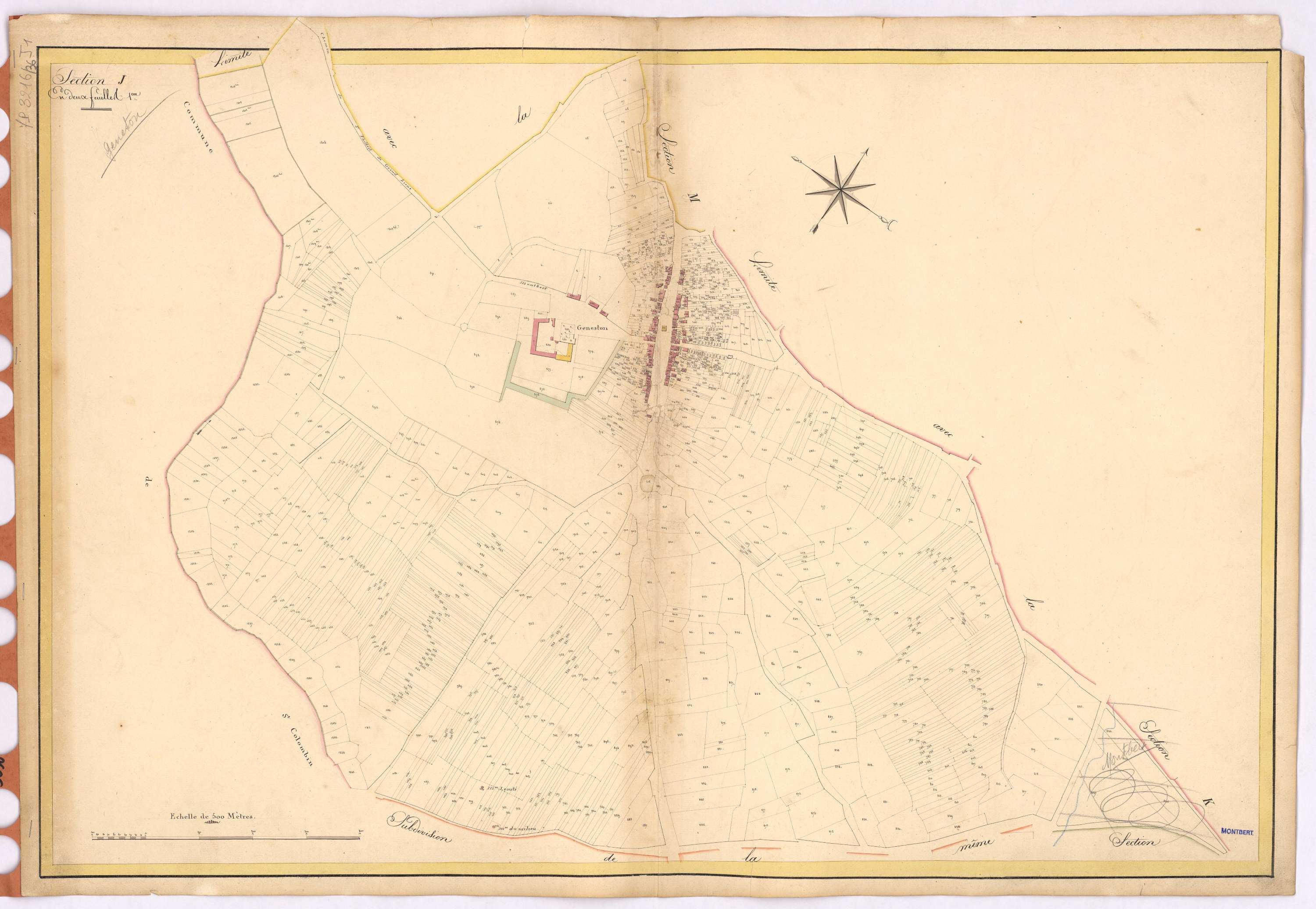 Montbert - Section J1 Géneston (section de)