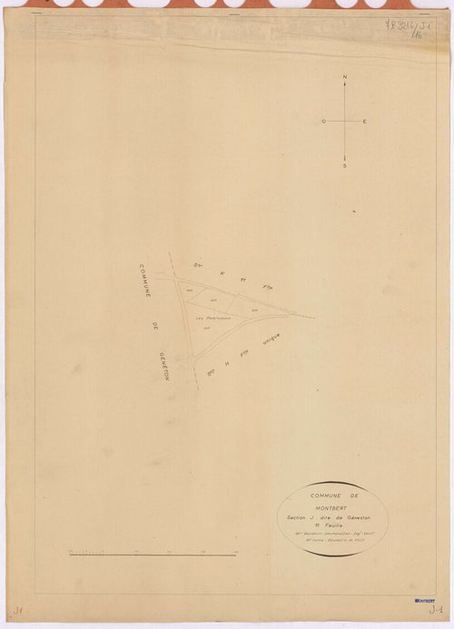 Montbert - Section J1 Géneston (section de)