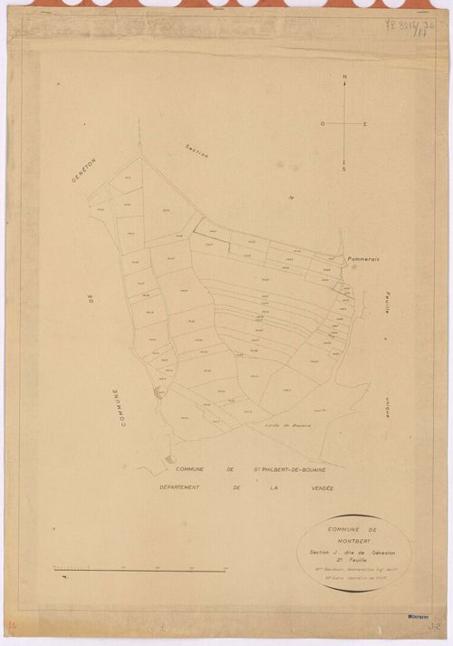 Montbert - Section J2 Géneston (section de)