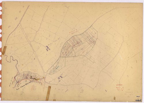 Montbert - Section A1 (développement) Château (section du) ; 1-210 ; développement des parties A et B