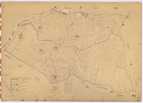Montbert - Section B2 Ridellières (section des) ; 304-650