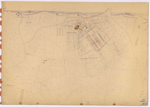 Montbert - Section B2 (développement) Ridellières (section des) ; 304-650 ; développement du village des Basses Nourissonnières