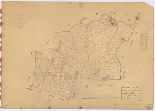 Montbert - Section C2 Teillais (section de La) ; 678-1076
