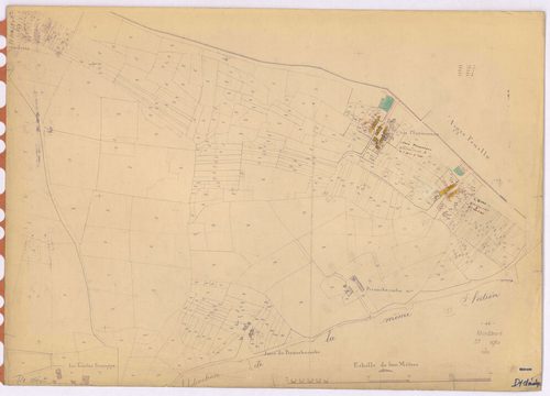 Montbert - Section D1 (développement) 1-415 ; développement des villages de Chez Plissonneau et du Girau