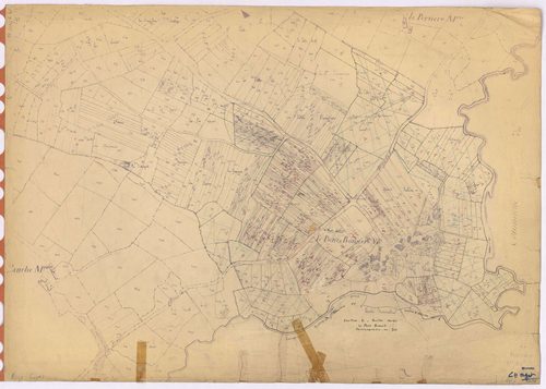 Montbert - Section L (développement) Pont-Bonnet (section du) ; 1-625 ; développement du village du Pont-Bonnet