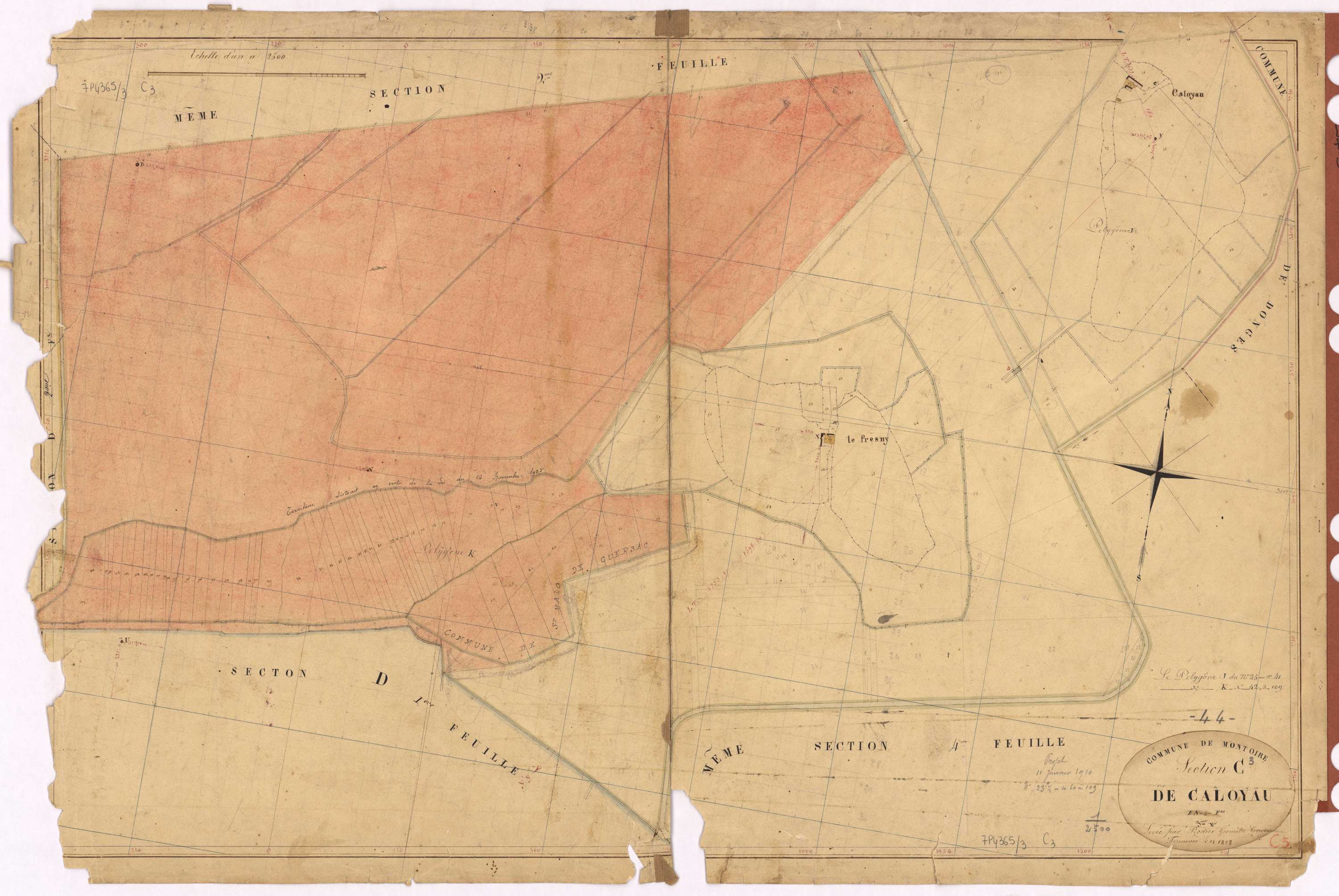 Montoir-de-Bretagne - Section C3 Caloyau (section de)