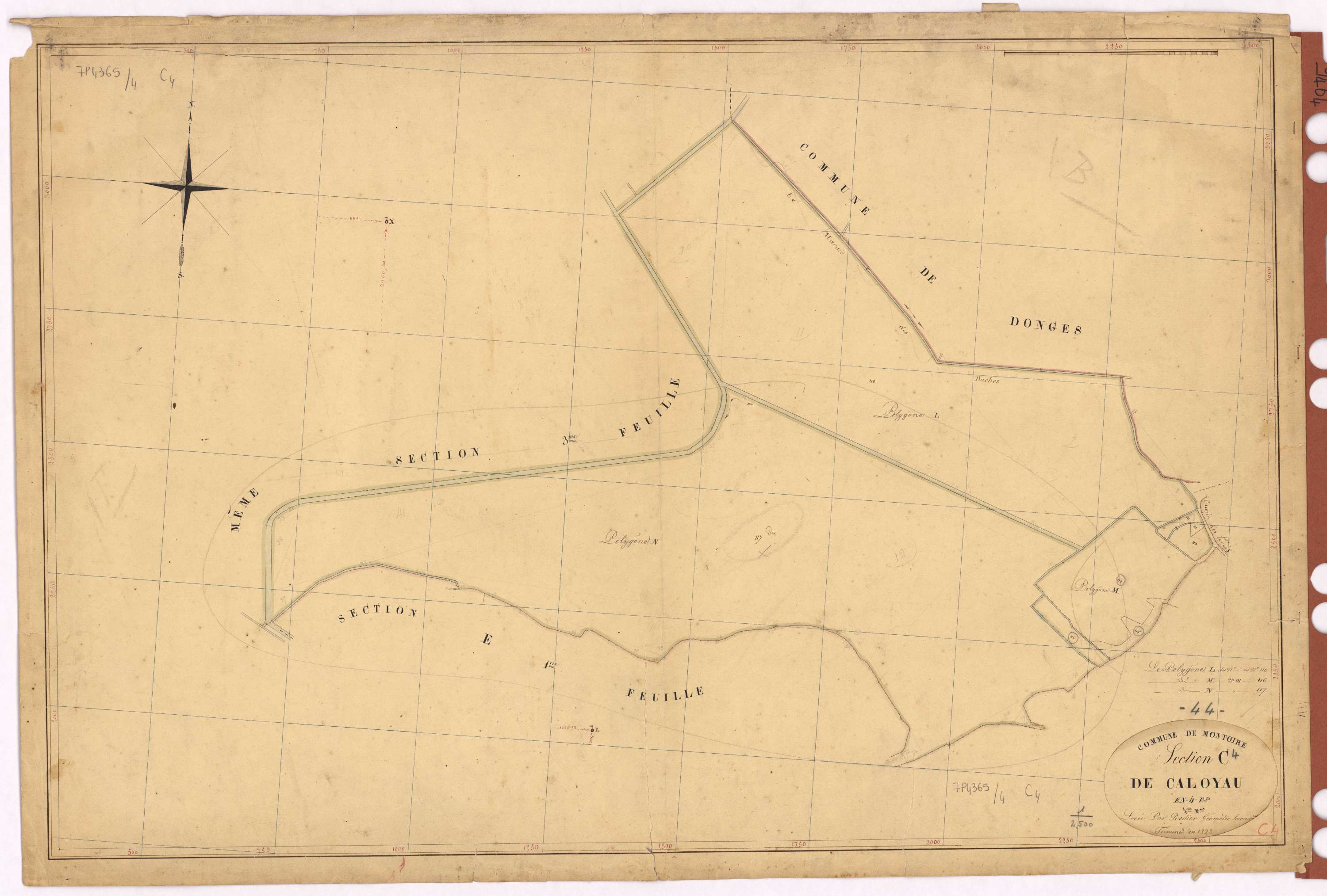 Montoir-de-Bretagne - Section C4 Caloyau (section de)