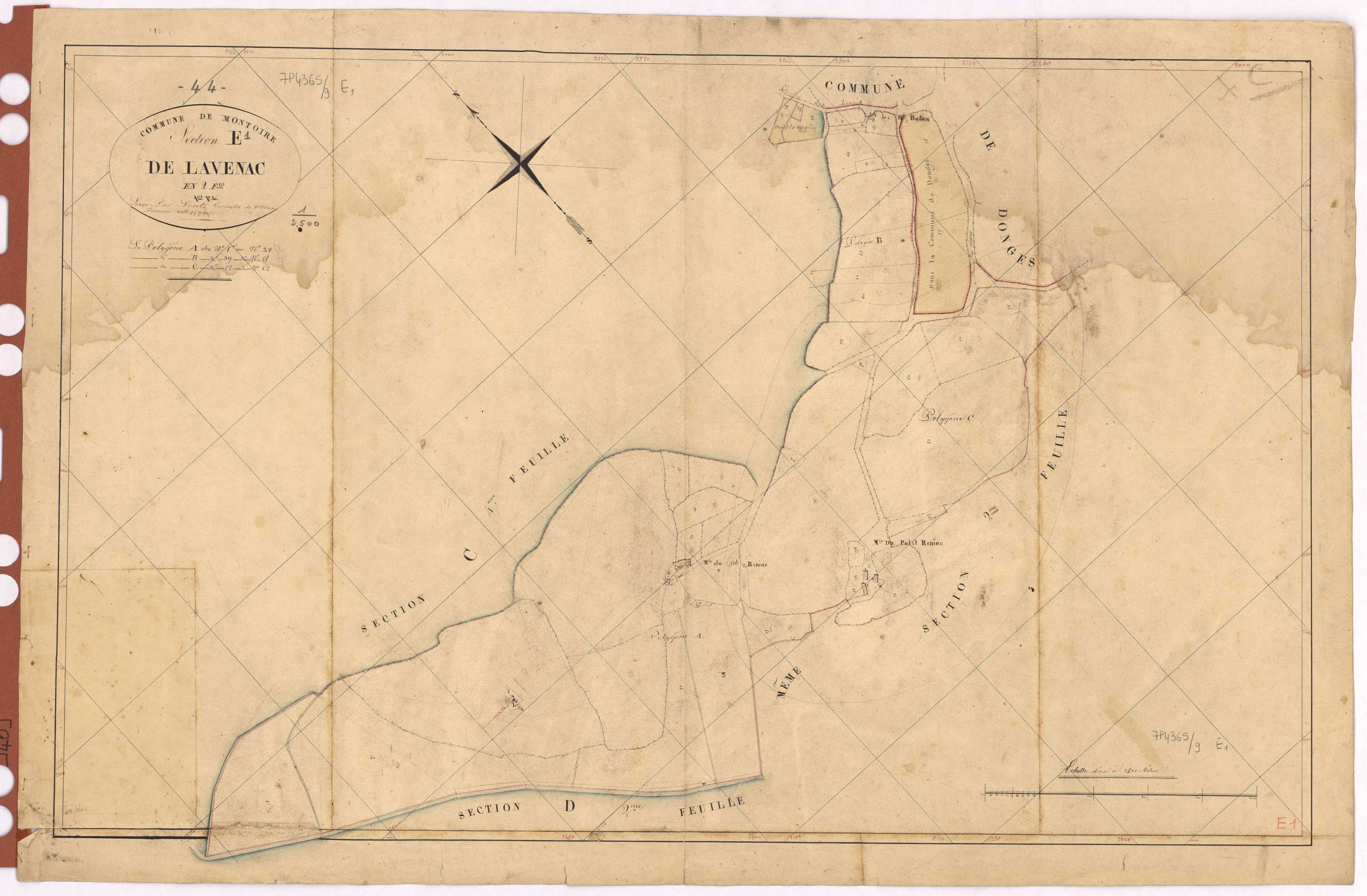 Montoir-de-Bretagne - Section E1 Lavenac (section de)
