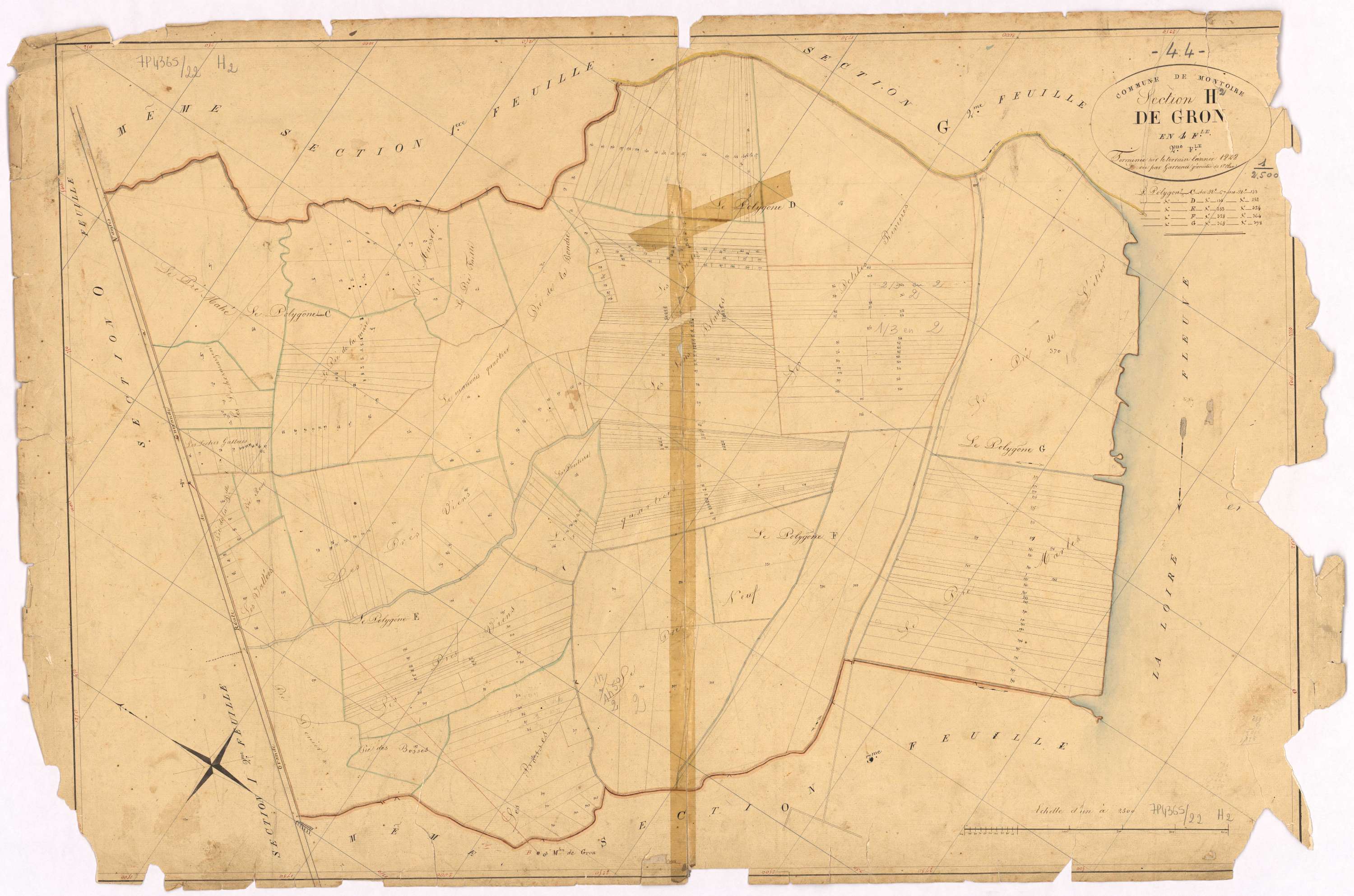 Montoir-de-Bretagne - Section H2 Gron (section de)