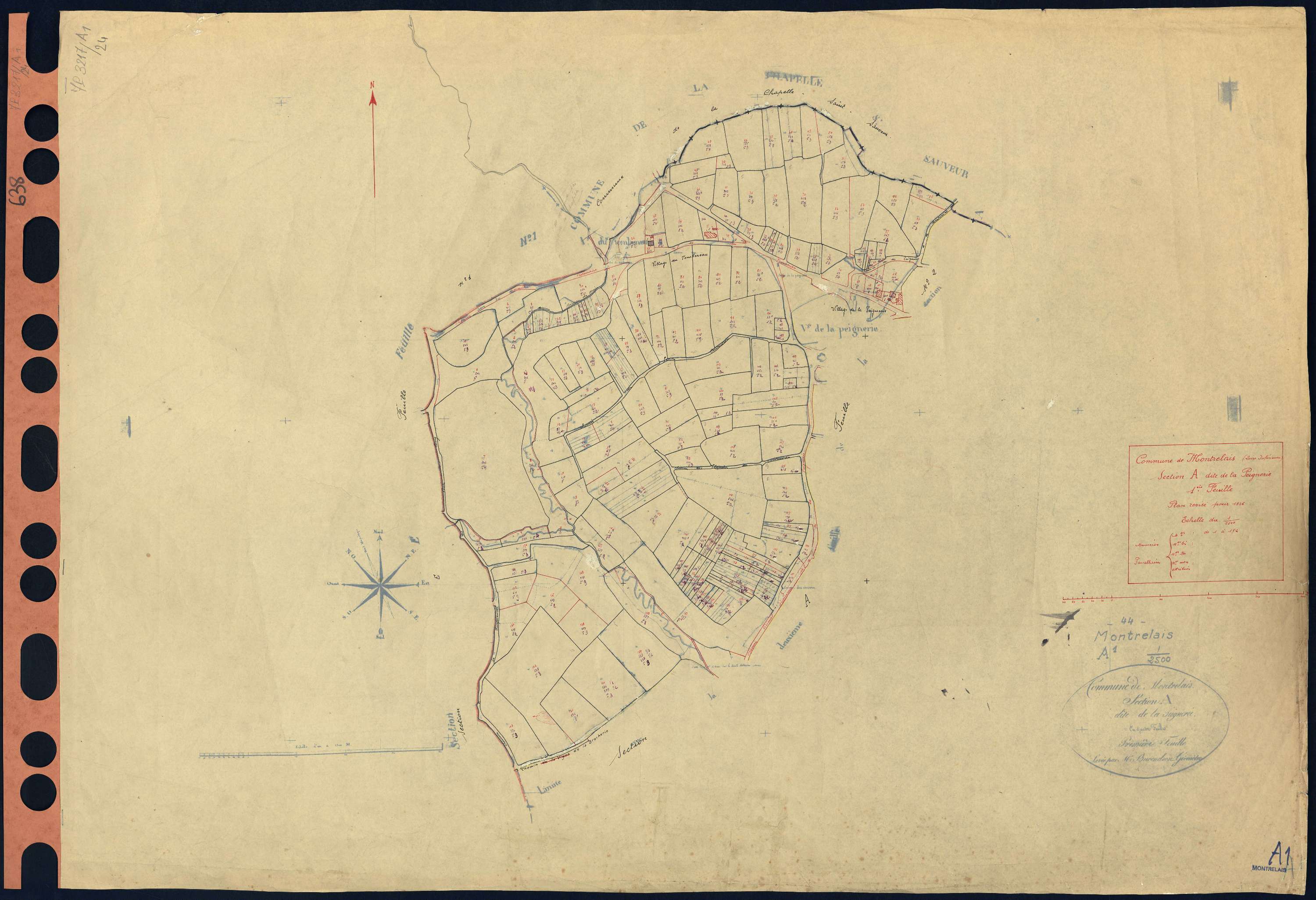 Montrelais - Section A1 Peignerie (section de La) . 1-172