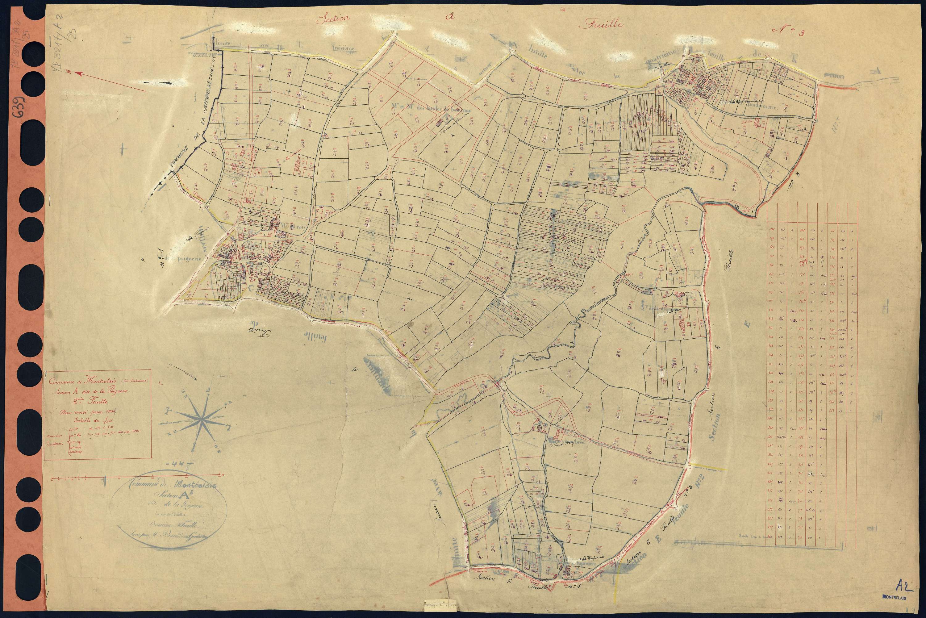 Montrelais - Section A2 Peignerie (section de La) . 173-756