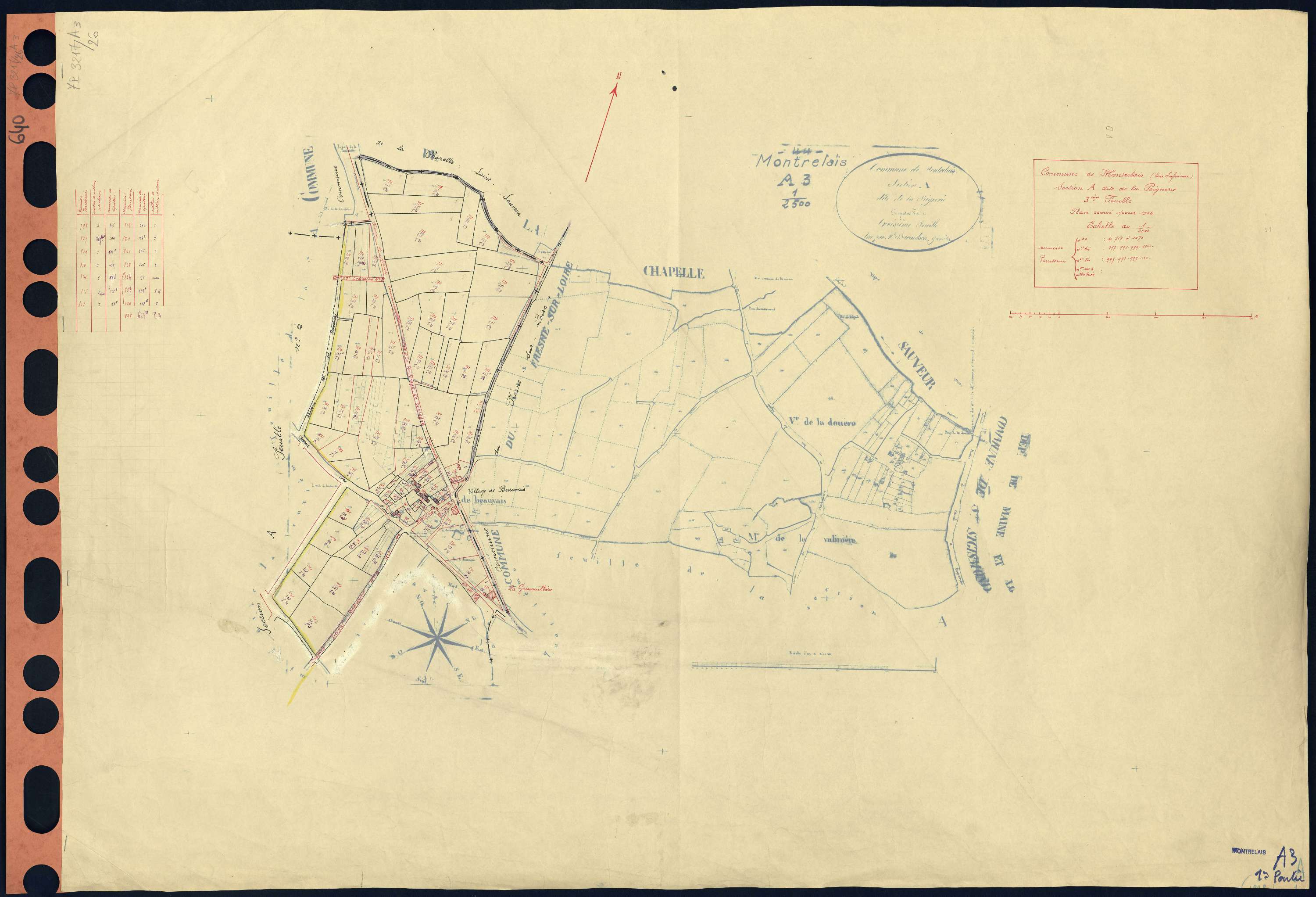 Montrelais - Section A3 Peignerie (section de La) . 757-1076