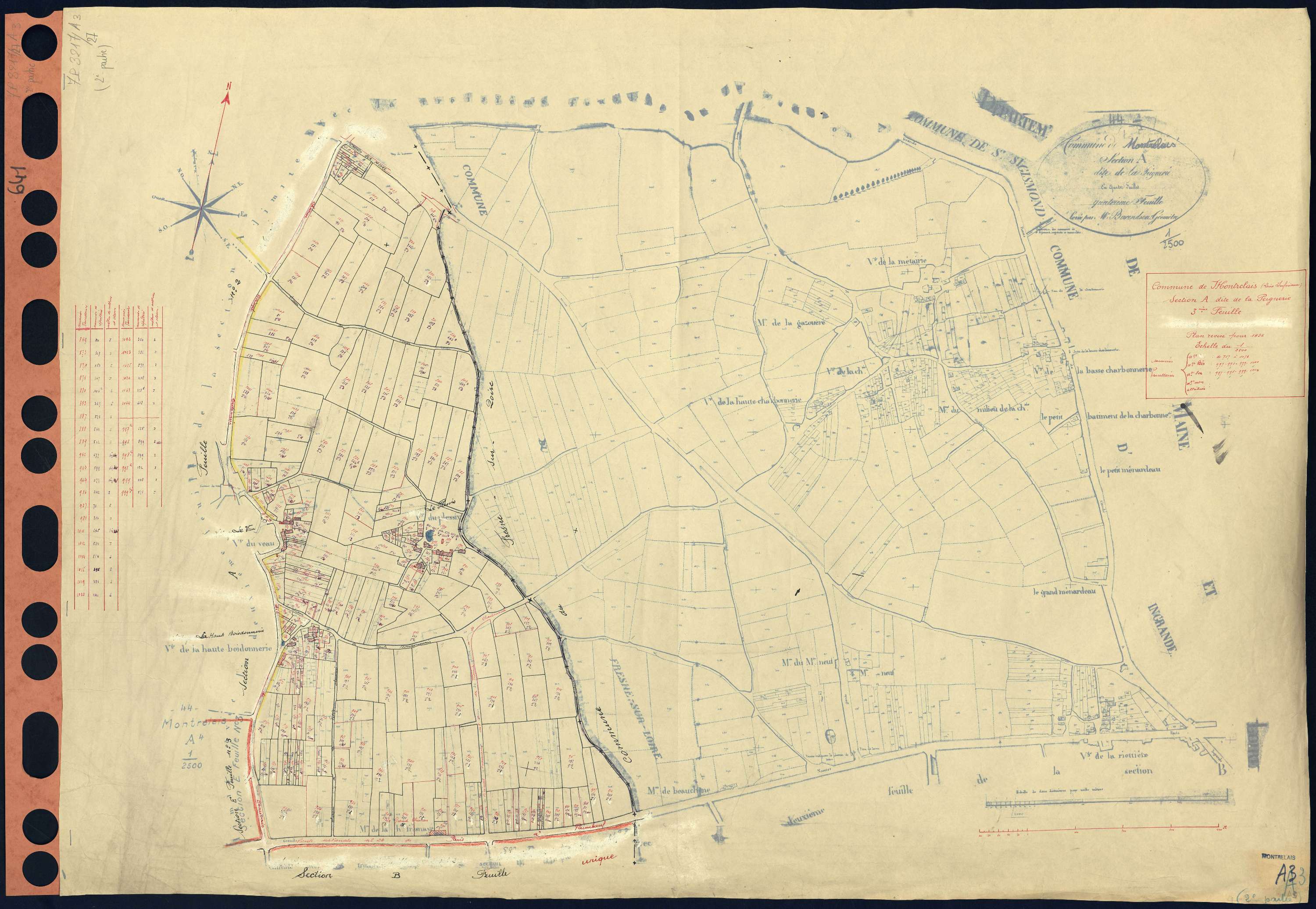 Montrelais - Section A3 Peignerie (section de La) . 757-1076